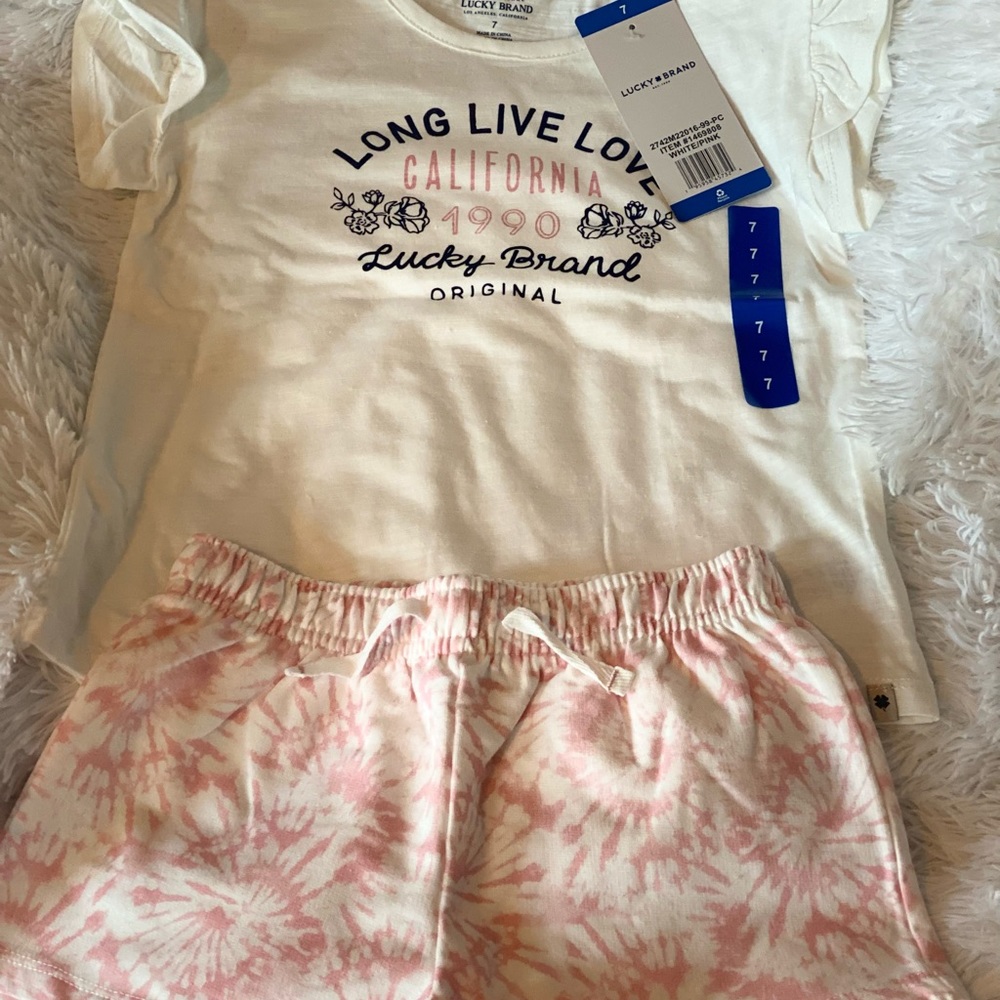 Lucky Brand girls outfit NWT